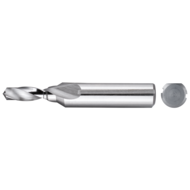 Step centring drill HSSE DIN332-2 60°/90° Form D-FL M24 - 21x25x40mm